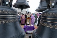 Митрополит Герман совершил чин освящения колоколов в нашем храме