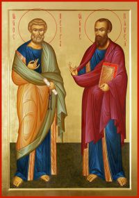 Память славных и всехвальных первоверховных апостолов Петра и Павла
