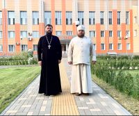 Священники посетили спортивную базу «Сейм»
